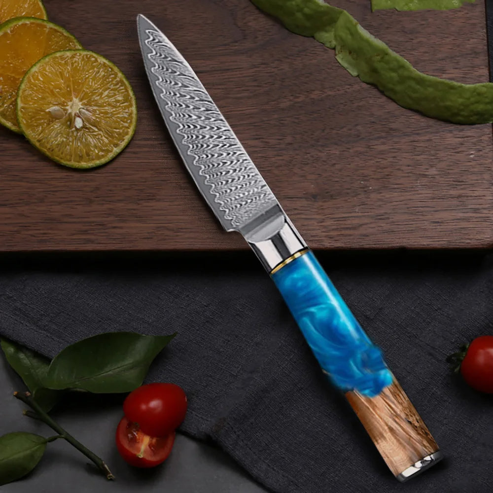 3.5 Inch Paring Knife VG10 Damascus Steel